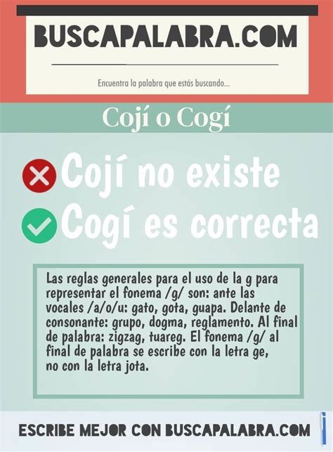 cogi o coji|Conjugación de coger